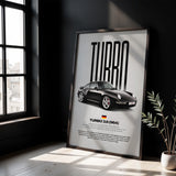 911 Turbo 3.6 (964) Car Poster