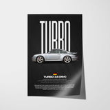 911 Turbo 3.6 (964) Car Poster