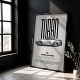 911 Turbo 3.6 (964) Car Poster