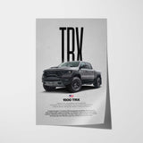 1500 TRX Car Poster