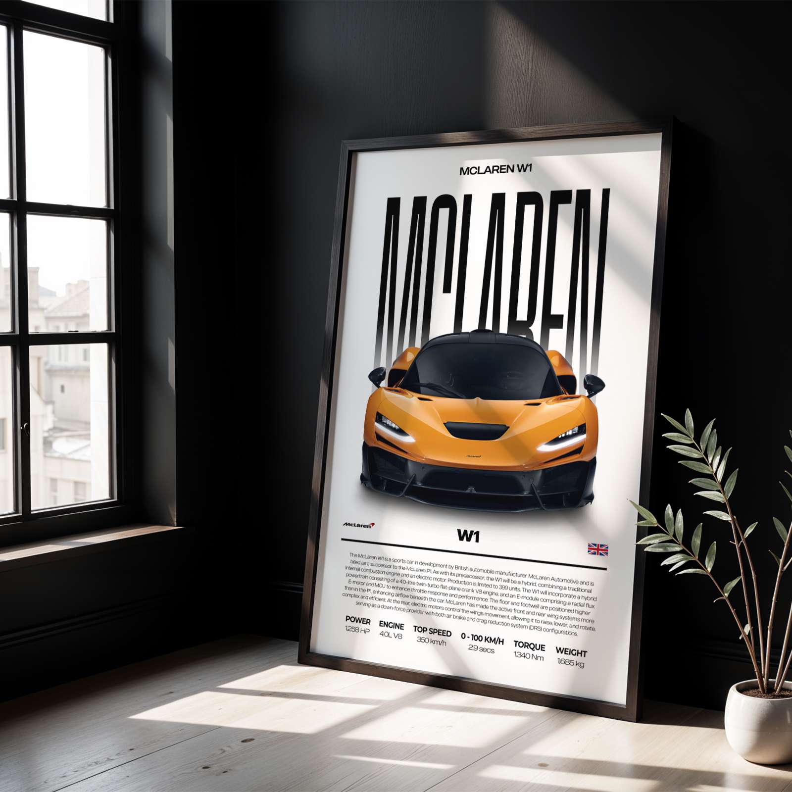 McLaren W1 Poster