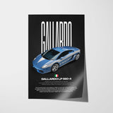 Gallardo LP560-4 Car Poster