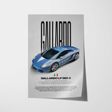 Gallardo LP560-4 Car Poster
