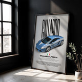 Gallardo LP560-4 Car Poster