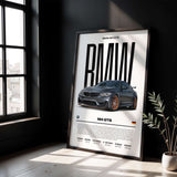 BMW M4 GTS Poster