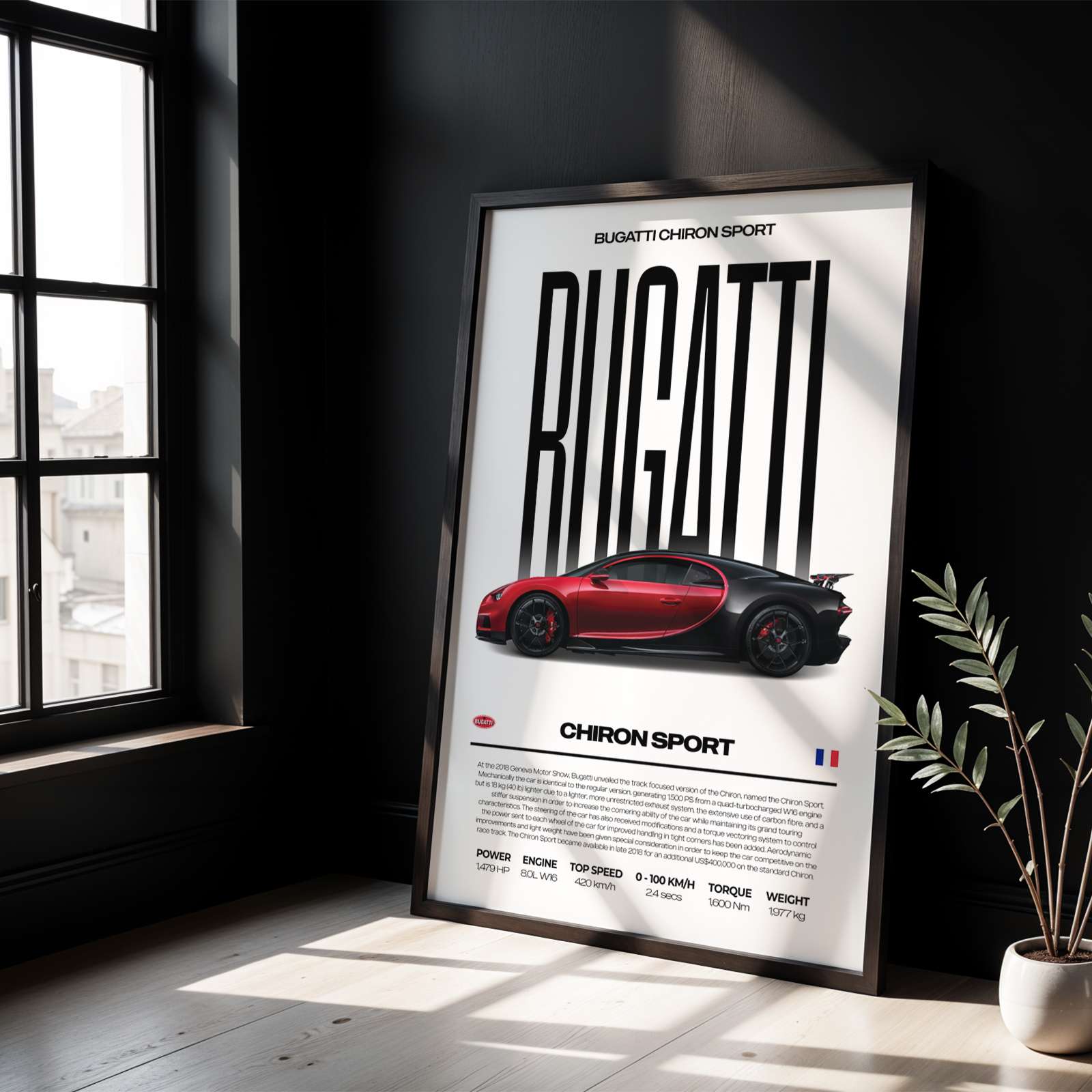 Bugatti Chiron Sport Poster