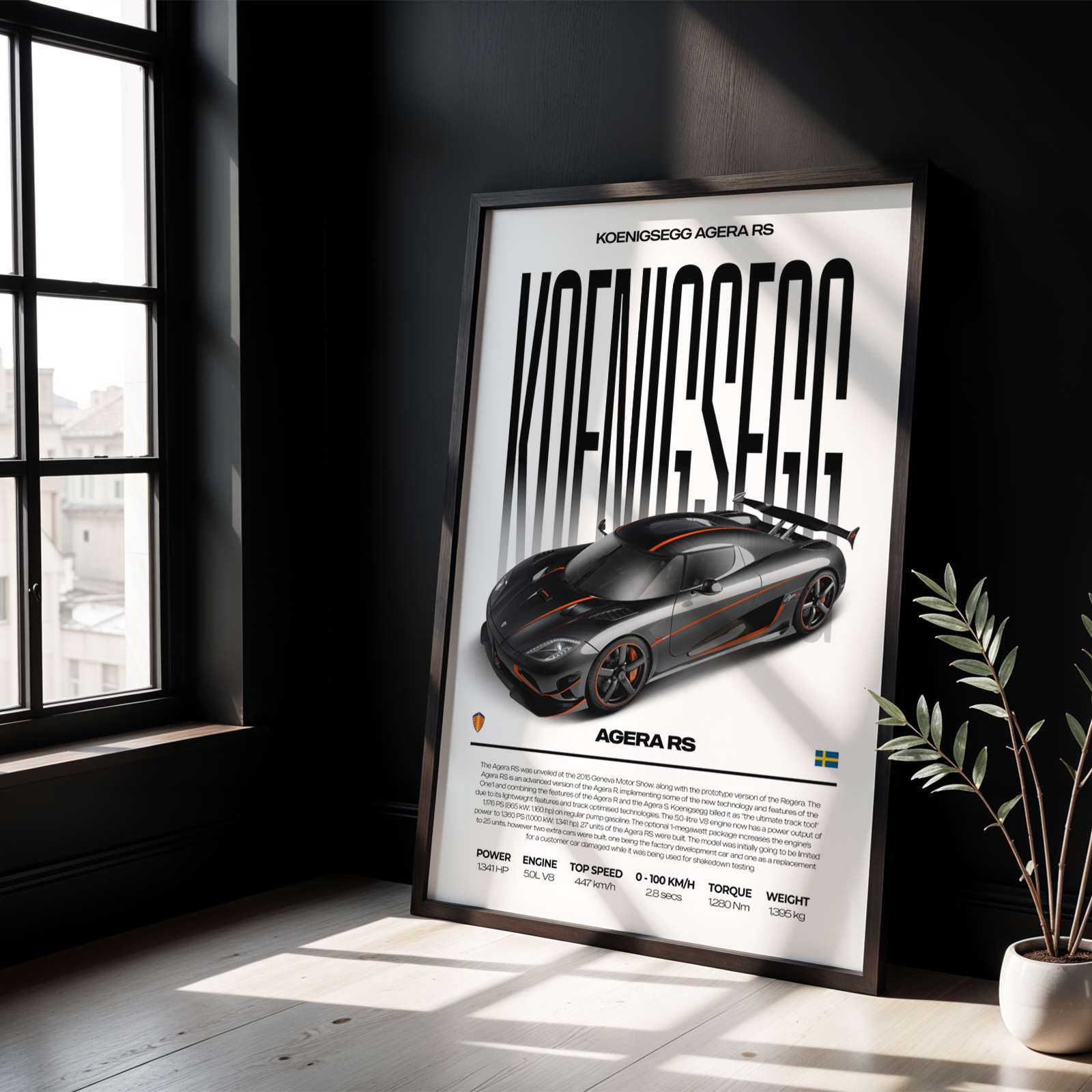 Koenigsegg Agera RS Poster