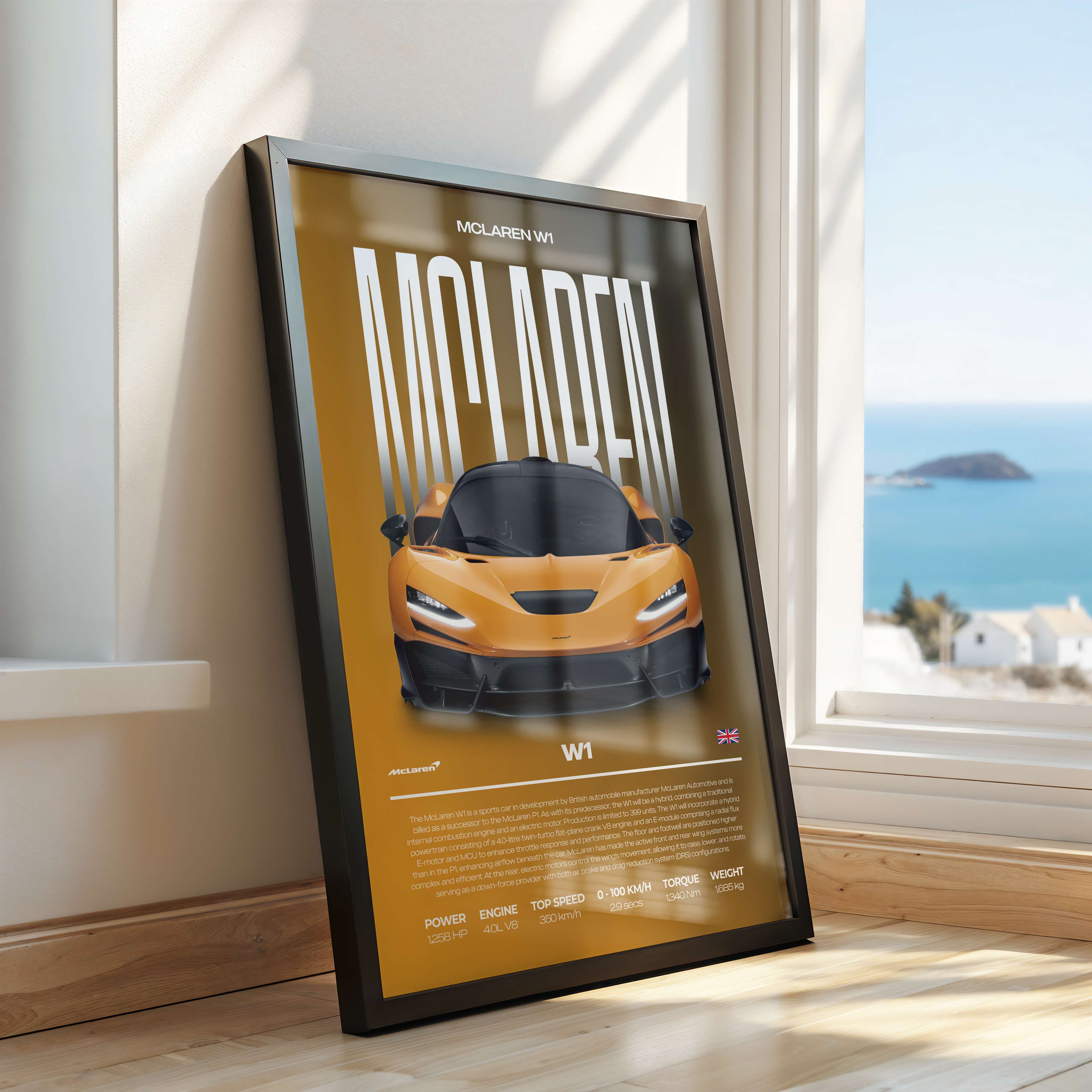 McLaren W1 Poster