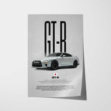 GT-R Car Poster