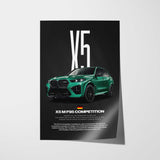 X5 M Competition (F95) Car Poster
