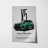 X5 M Competition (F95) Car Poster