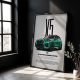 X5 M Competition (F95) Car Poster