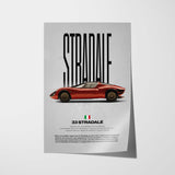 33 Stradale Car Poster