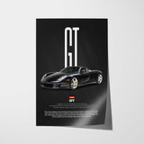 Carrera GT Car Poster