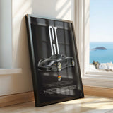 Carrera GT Car Poster