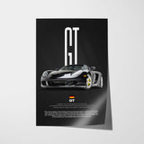 Carrera GT Car Poster