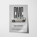 Civic Type R (EK9) Car Poster