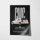 Civic Type R (EK9) Car Poster