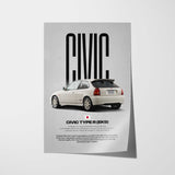 Civic Type R (EK9) Car Poster