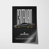Centenario Car Poster