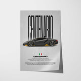 Centenario Car Poster