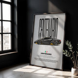 Centenario Car Poster