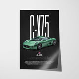 C-X75 Car Poster