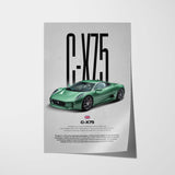 C-X75 Car Poster