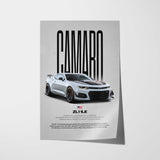 Camaro ZL1 1LE Car Poster