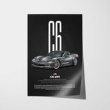 Corvette C6 ZR1 Car Poster