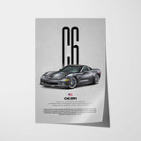 Corvette C6 ZR1 Car Poster