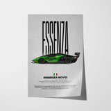 Essenza SCV12 Car Poster