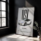 NSX NA2 Car Poster