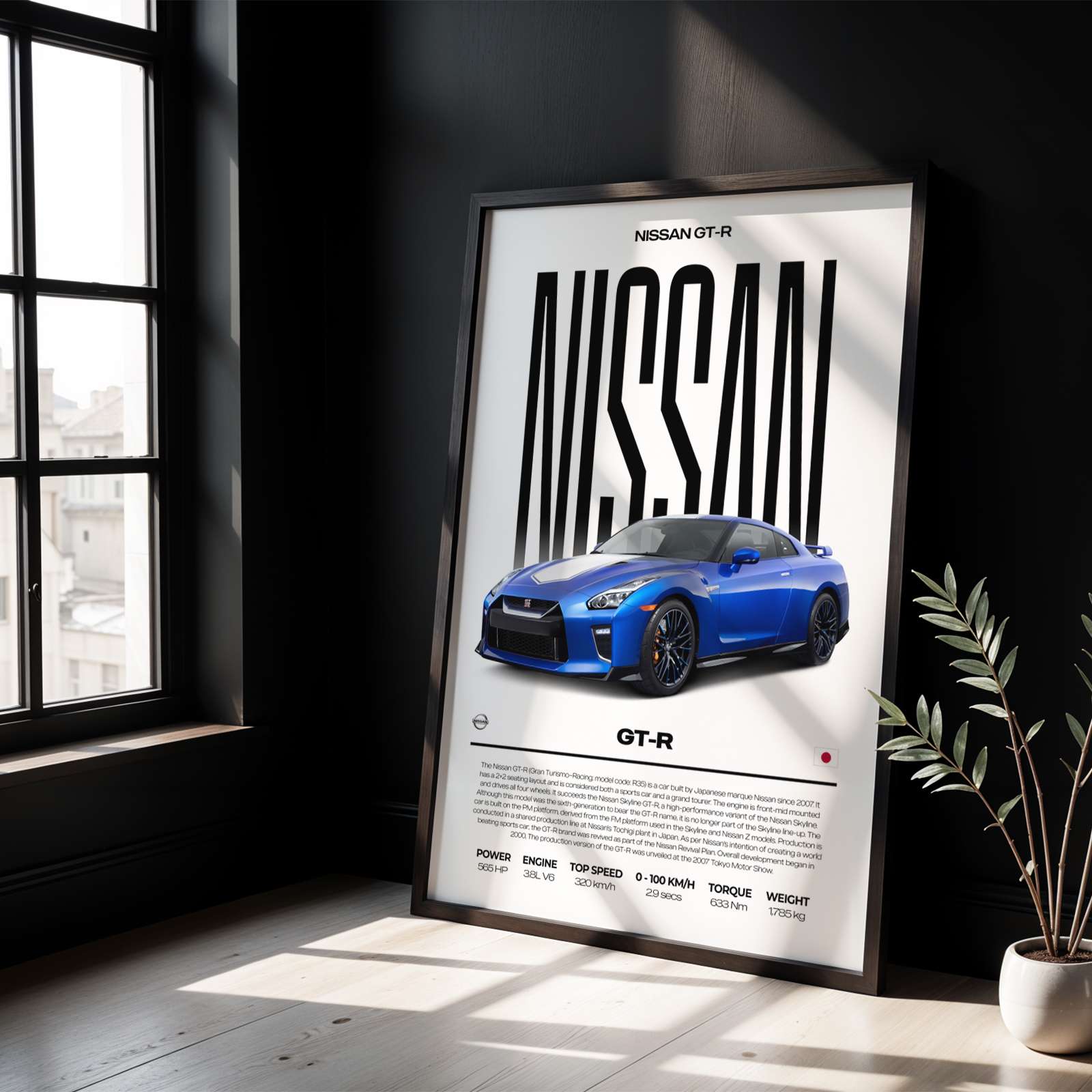 Nissan GT-R Poster