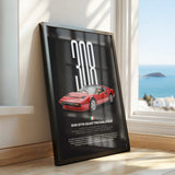 308 GTS Quattrovalvole Car Poster