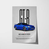 Skyline GT-R R34 Car Poster