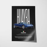 Huayra Car Poster