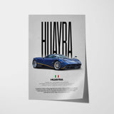 Huayra Car Poster