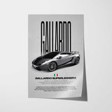 Gallardo Superleggera Car Poster