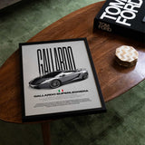 Gallardo Superleggera Car Poster