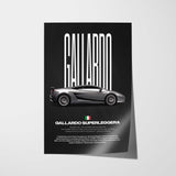 Gallardo Superleggera Car Poster