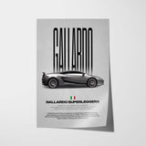 Gallardo Superleggera Car Poster