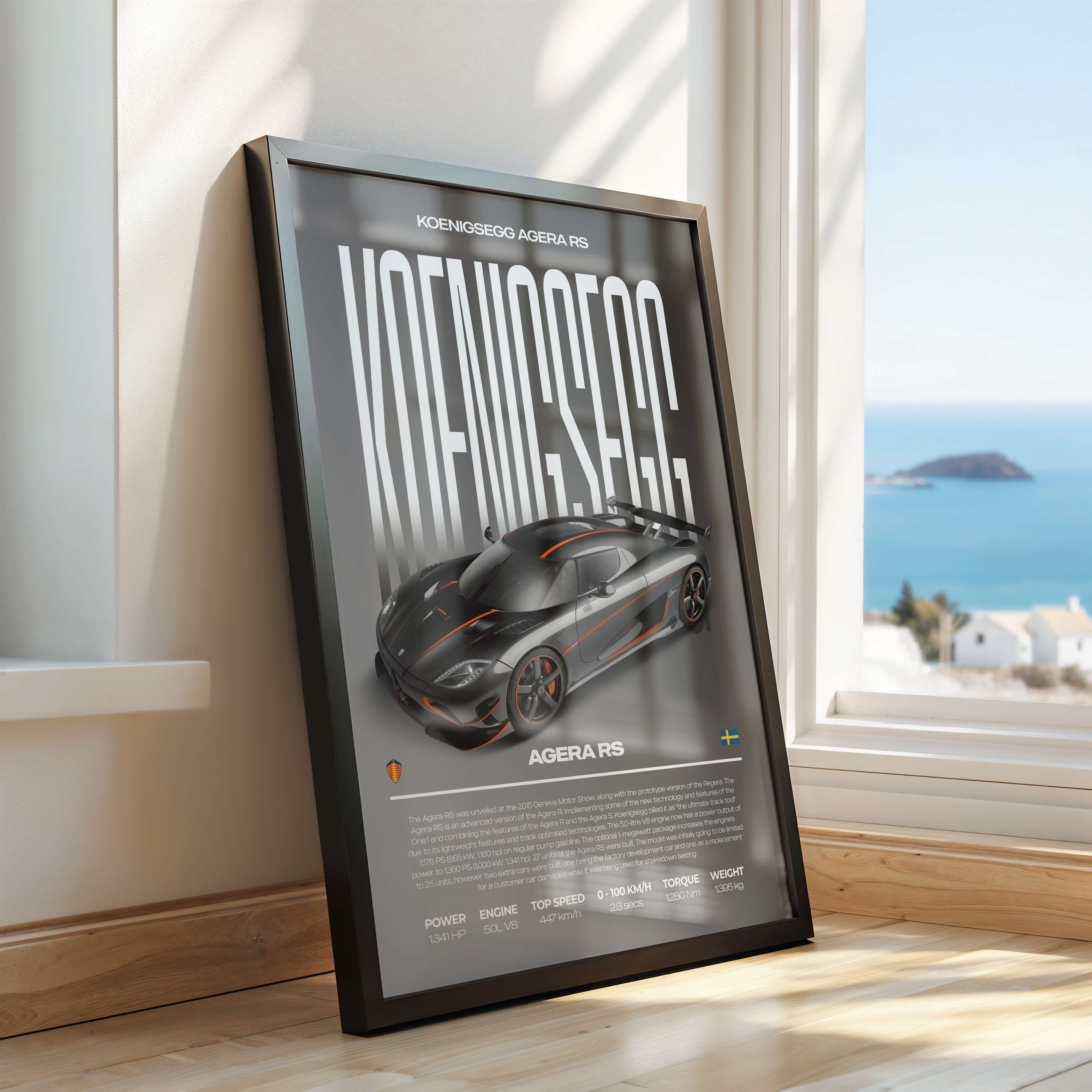 Koenigsegg Agera RS Poster