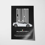 Gallardo LP560-4 Car Poster