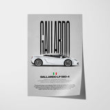 Gallardo LP560-4 Car Poster
