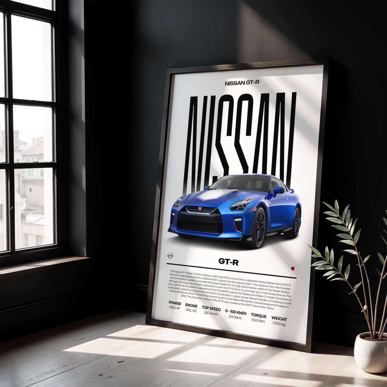 Nissan GT-R Poster