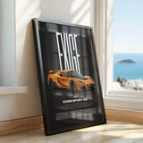 Exige Sport 410 Car Poster