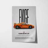 Exige Sport 410 Car Poster