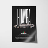 Huayra Car Poster