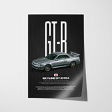 Skyline GT-R R34 Car Poster